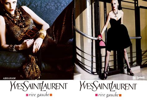 Saint Laurent Ad Campaign Archive 1974 to 1997.